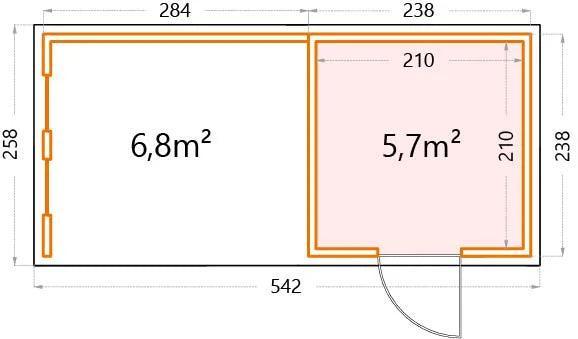 Telluria Lounge 2424 Small - Verde Modern Garden Living