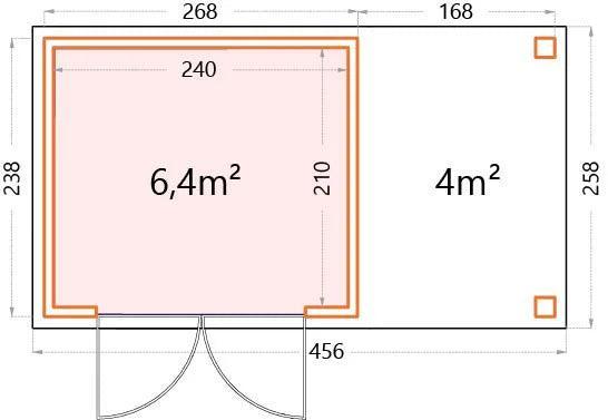 Telluria Open Lounge 2724 Small - Verde Modern Garden Living