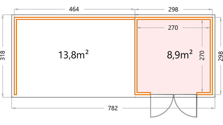 Telluria Lounge 3030 Extra Large - Verde Modern Garden Living