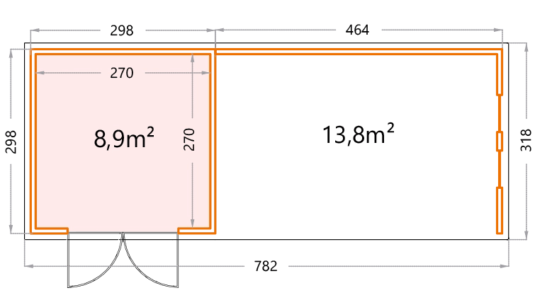 Telluria Lounge 3030 Extra Large - Verde Modern Garden Living