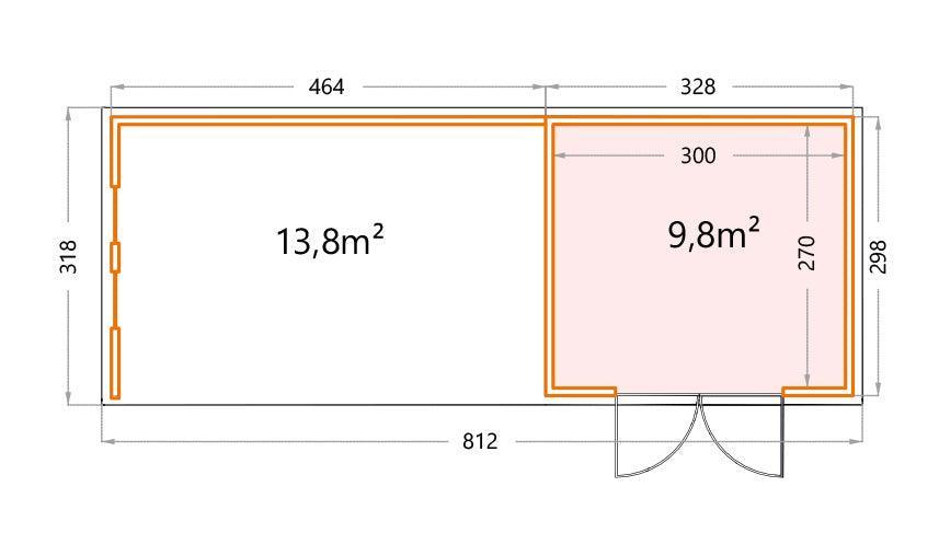 Telluria Lounge 3330 Extra Large - Verde Modern Garden Living