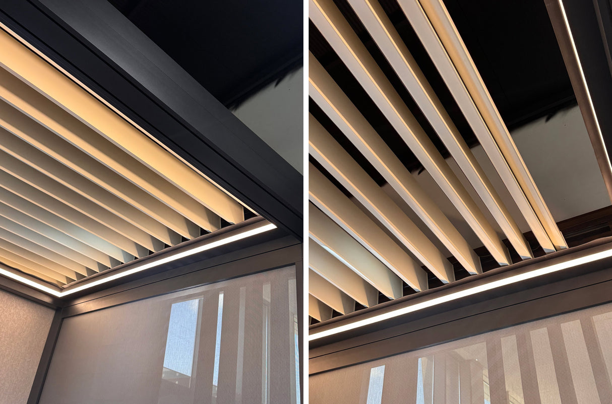 Verde Elegance Louvre Roof Aluminium Veranda