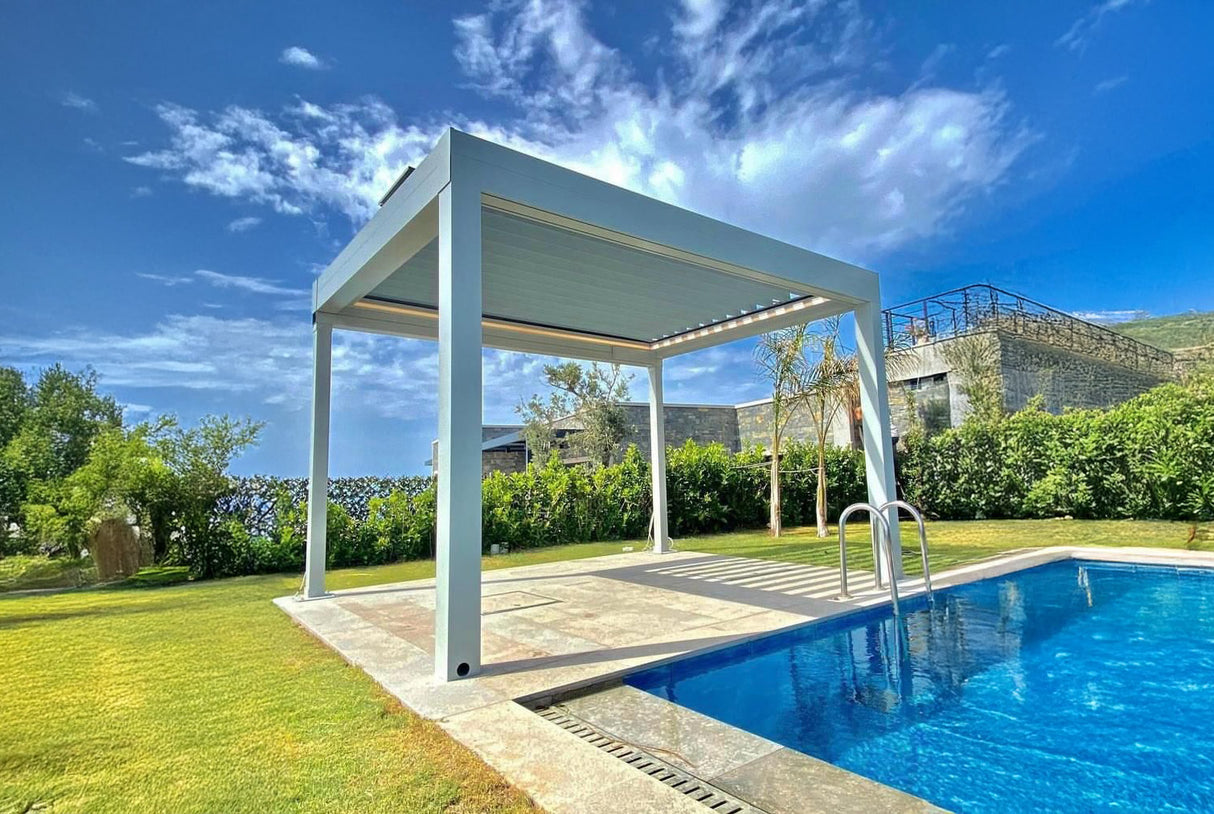 Verde Elegance Louvre Roof Aluminium Veranda