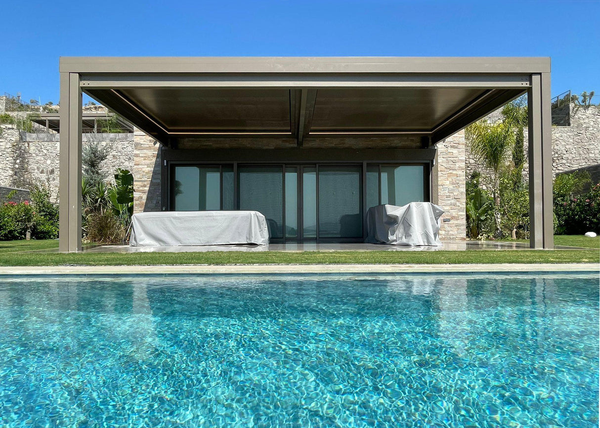 Verde Elegance Louvre Roof Aluminium Veranda