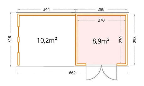 Telluria Lounge 3030 Large - Verde Modern Garden Living